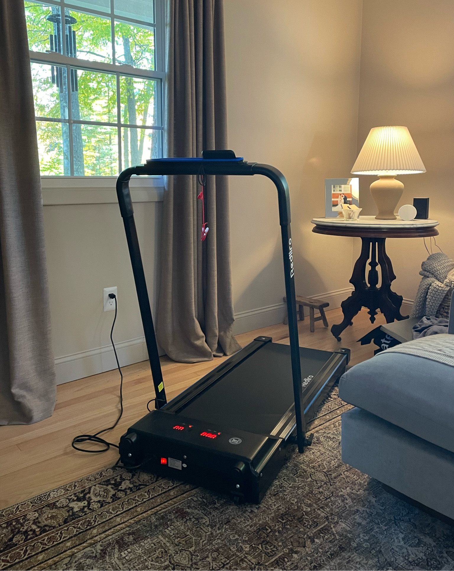 Pulled the trigger on a walking pad and couldn’t love it more! Perfect for getting your steps in on those chillier days ahead 

#LTKHome #LTKSaleAlert #LTKFitness