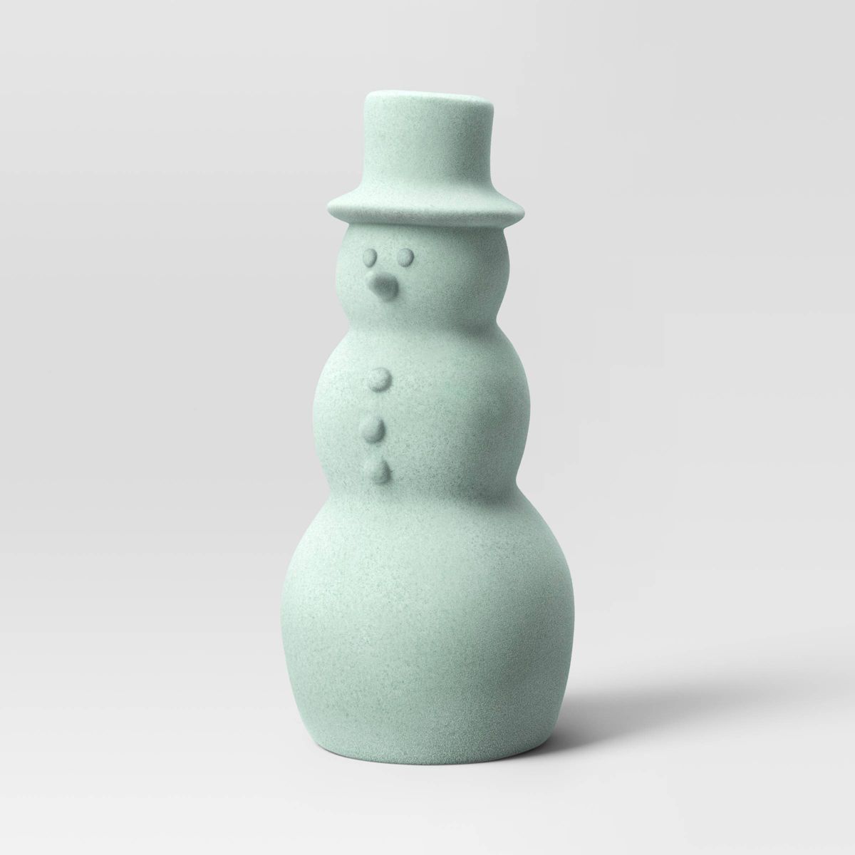 9" Flocked Snowman Figurine - Wondershop™ | Target
