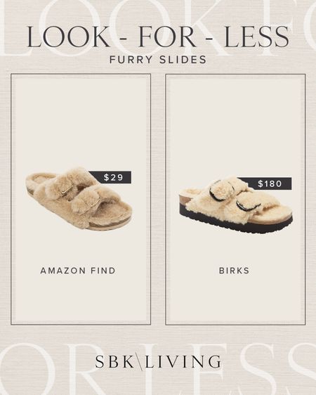 S H O E S \ look-for-less slides🙌🏻 Love my Amazon find!!

Shoes
Slippers 

#LTKunder50 #LTKshoecrush