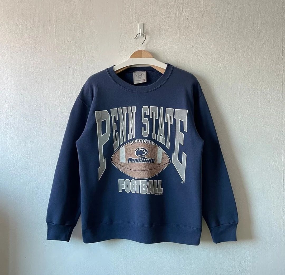 Vintage 90s Penn State University Football Crewneck - Etsy Canada | Etsy (CAD)
