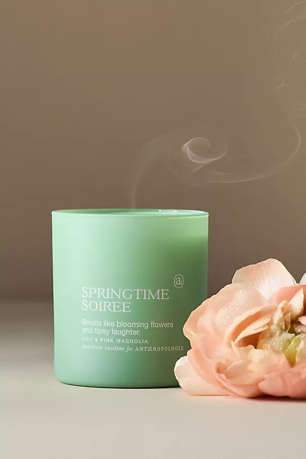 Anecdote Springtime Soiree Lily & Pink Magnolia Boxed Candle | Anthropologie (US)