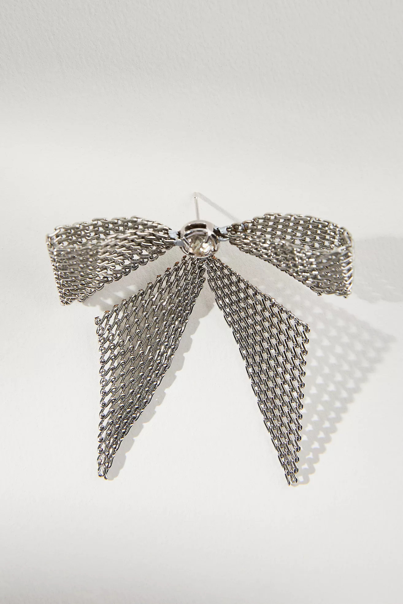 Chainmail Bow Drop Earrings | Anthropologie (US)