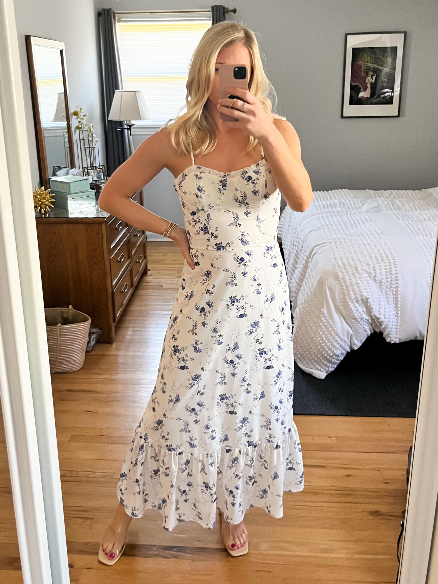 Wedding season…. The new Wedding collection from Cupshe has so many dresses perfect for brides and her guests! Code Jacqueline15 saves on orders $65+  Size small in this gorgeous tie shoulder midi! Love the busy and neckline! 

#LTKSeasonal #LTKsalealert #LTKunder50