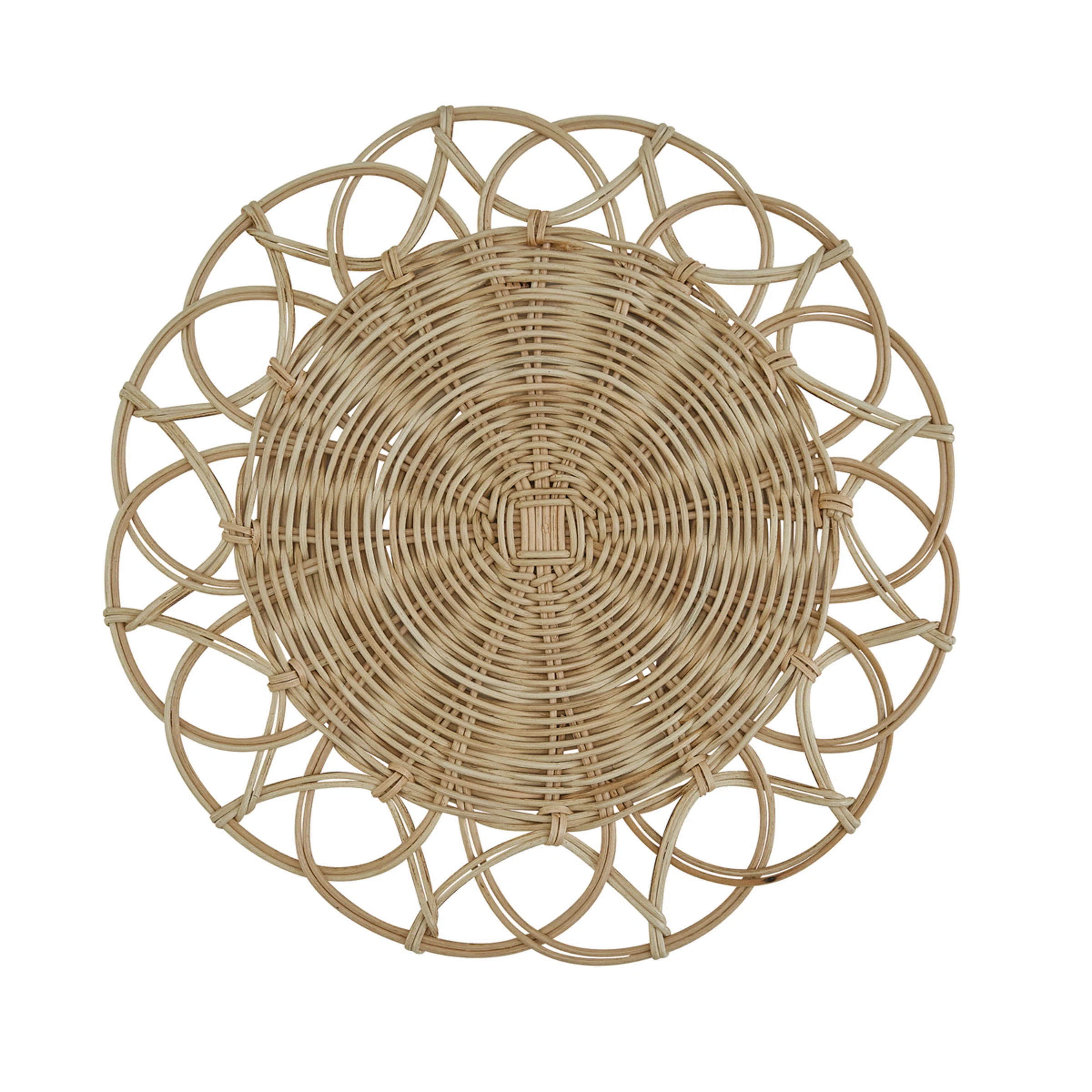 Natural Mya Charger Set of 4 | Wayfair North America