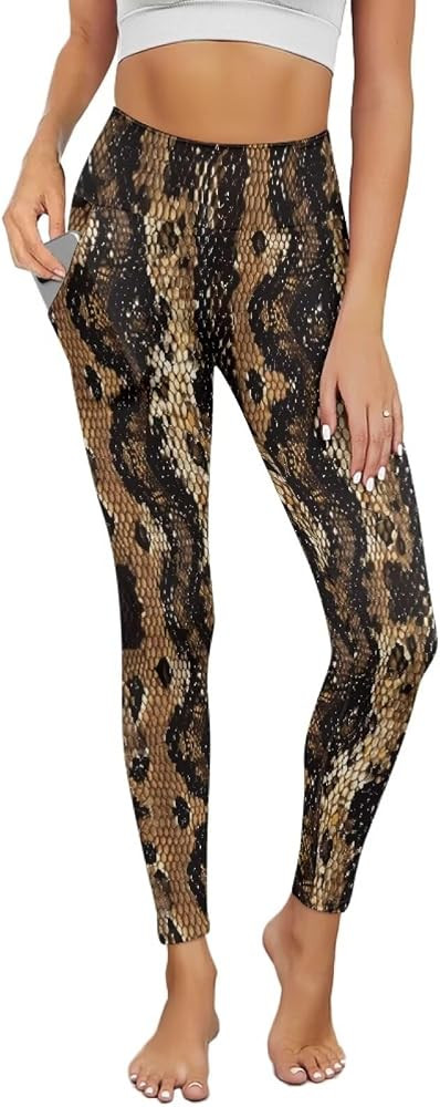 Leggings with Pockets for Women Tummy Control Yoga Pants | Amazon (US)