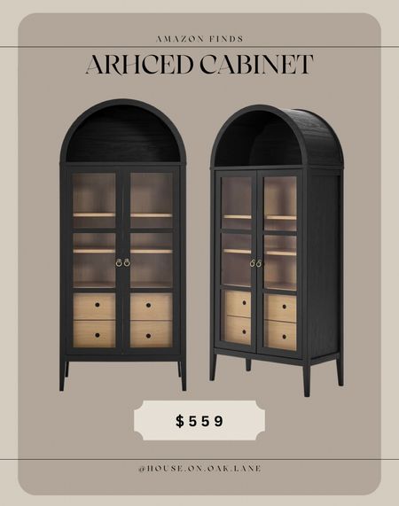 Amazon arched cabinet for an affordable price 

#LTKsalealert #LTKstyletip #LTKhome