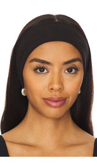 Jersey Headband in Jet Black | Revolve Clothing (Global)