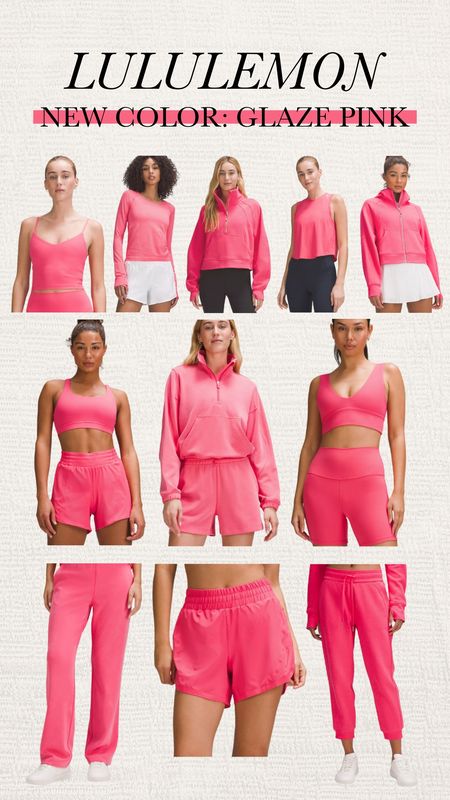 new color at lululemon! 🩷 so perfect for spring + summer! 🌸

#LTKfitness #LTKstyletip