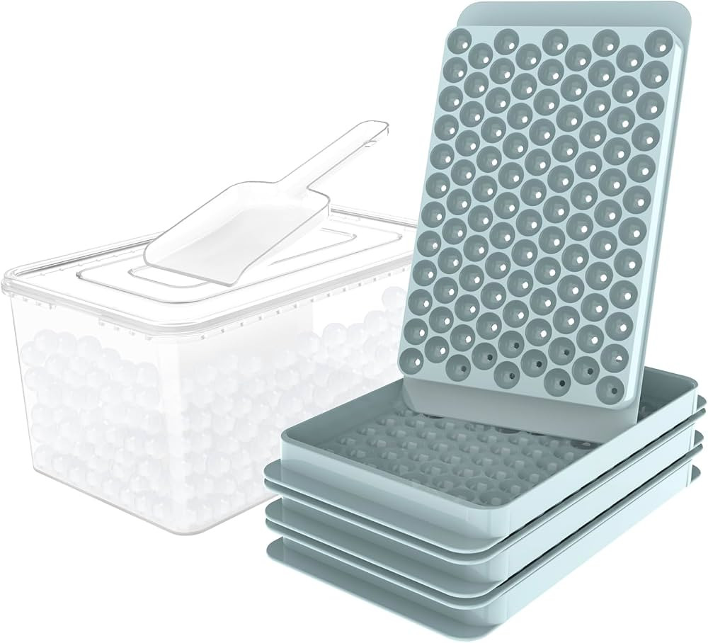 WIBIMEN Mini Ice Cube Trays,104x3PCS Small Ice Cube Tray Crushed Ice Tray for Chilled Drinks Coff... | Amazon (US)