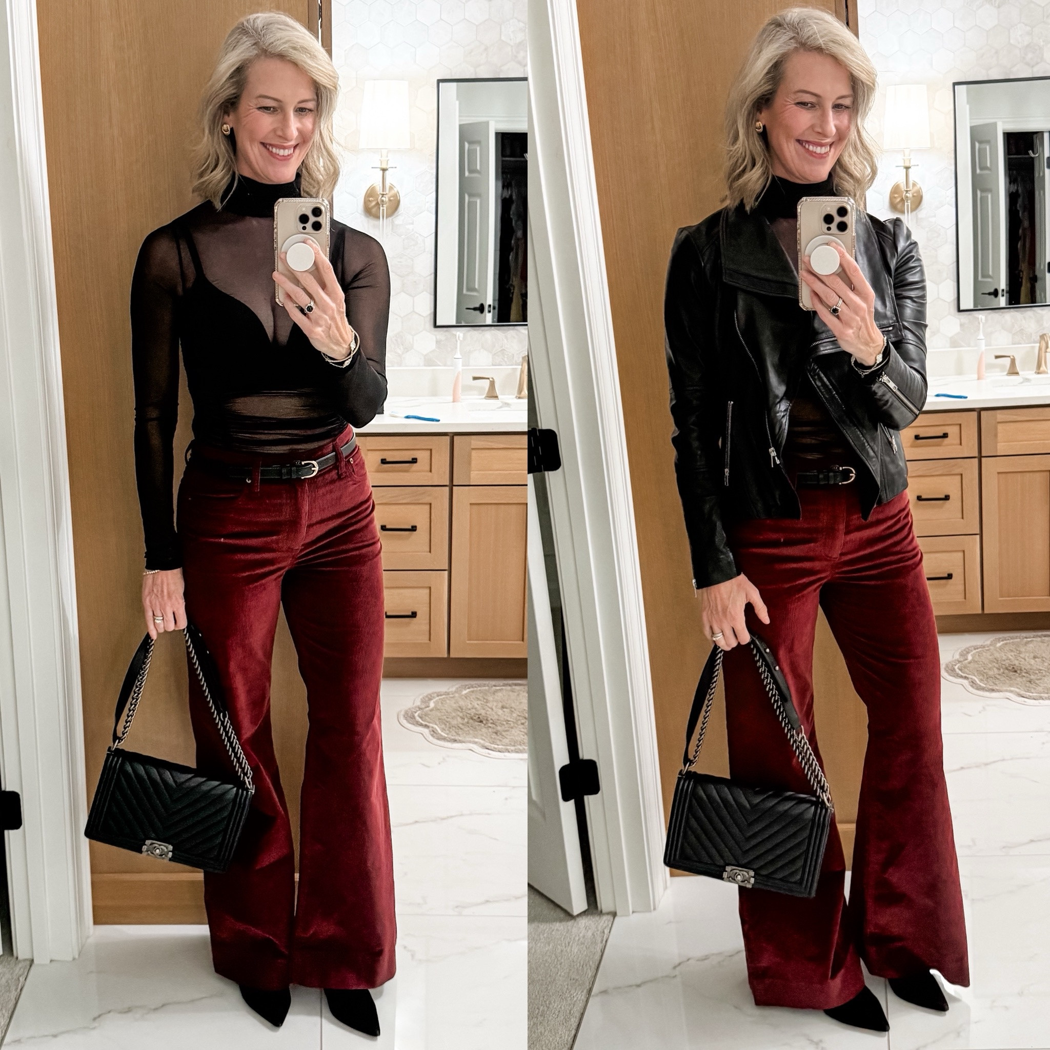 Bought myself an early Christmas present bc I had to have these pants for the holidays! Tall girls they are the perfect length and so flattering! Size down if in between sizes…on sale and worth the price!

#LTKTall #LTKSaleAlert #LTKHoliday