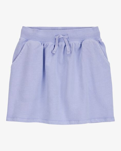 Kid Active Drawstring French Terry Skort - Purple | Carter's Inc