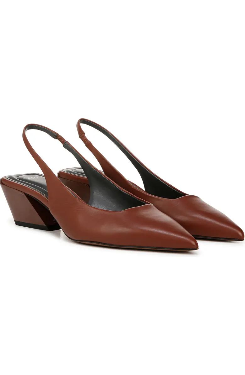 Gena Slingback Pointed Toe Pump (Women) | Nordstrom