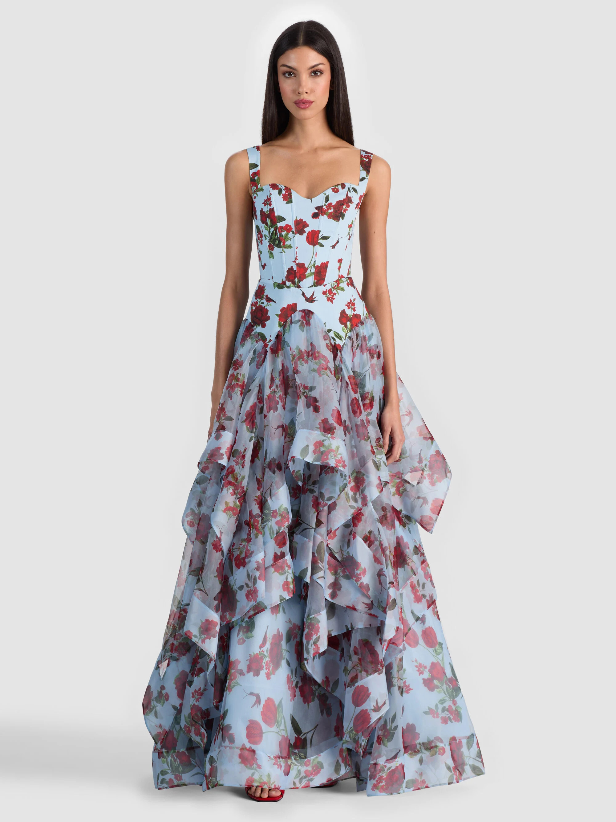 DOROTHEA PRINTED BALLGOWN | Alice + Olivia