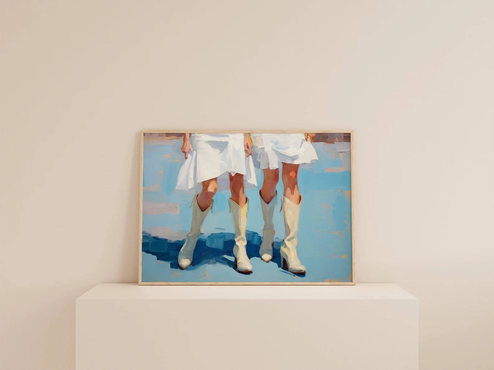 Retro Western Print Cowgirl Decor Dorm Room Painting - Etsy | Etsy (US)