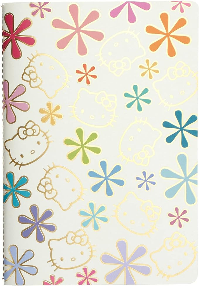 Petite Productivity Journal - Hello Kitty Metallic Asterisks. Lined Page & To-Do List Organizer N... | Amazon (US)