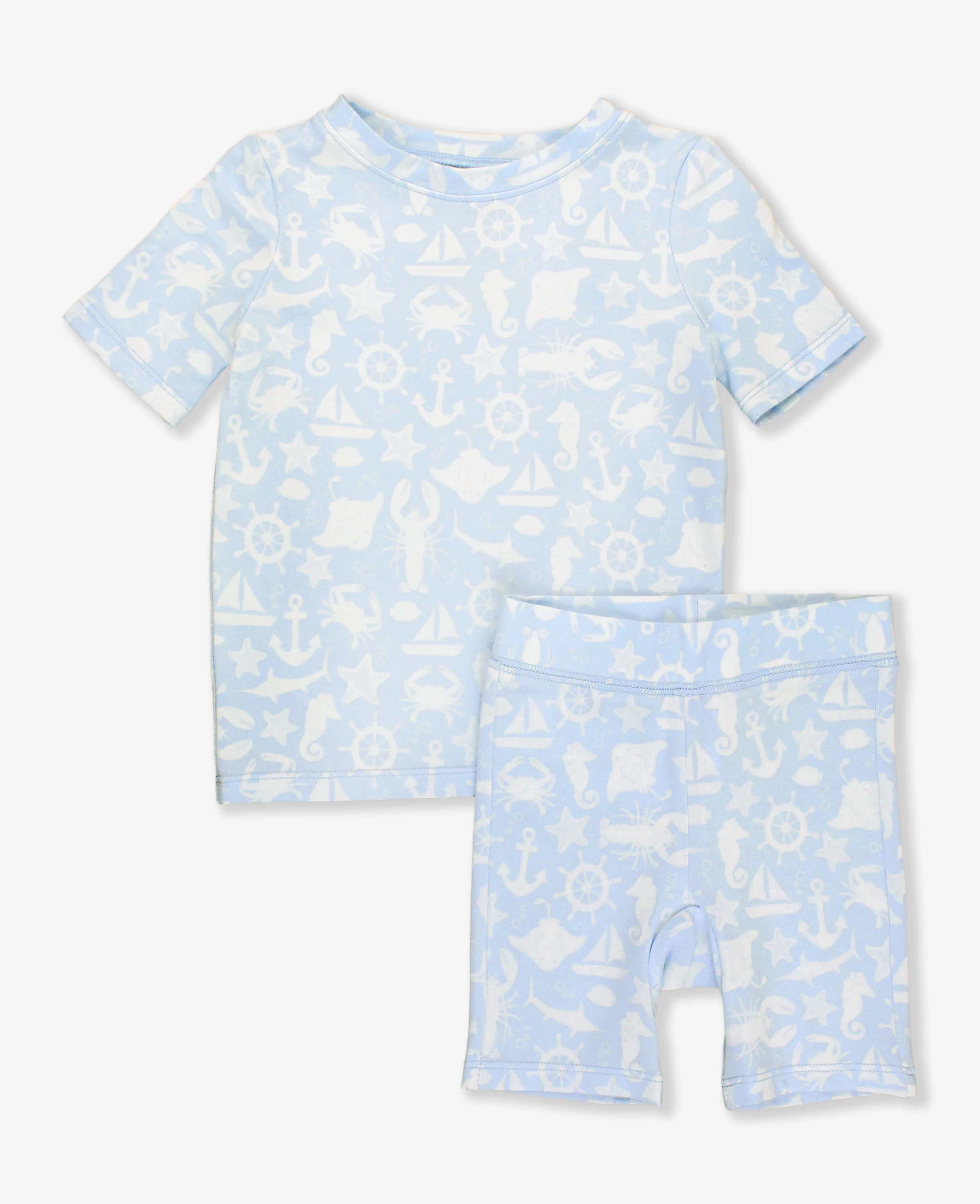 Boys Shorts Pajama Set | RuffleButts / RuggedButts
