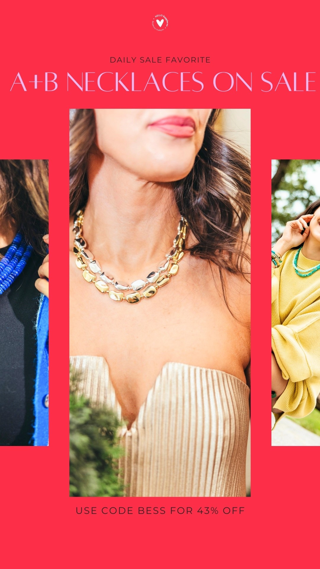 daily sale fav | allie + Bess necklaces 

#LTKSpringSale #LTKSaleAlert