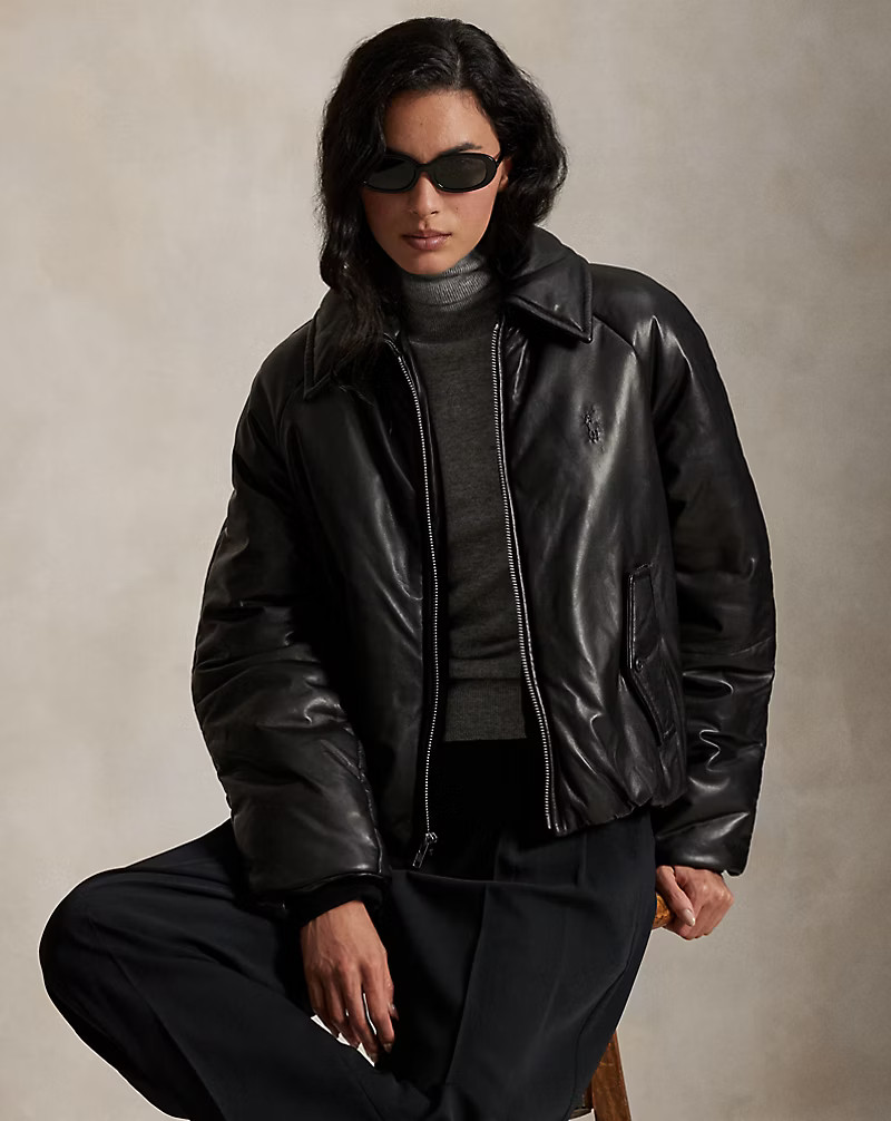 Leather Puffer Jacket | Ralph Lauren (UK)