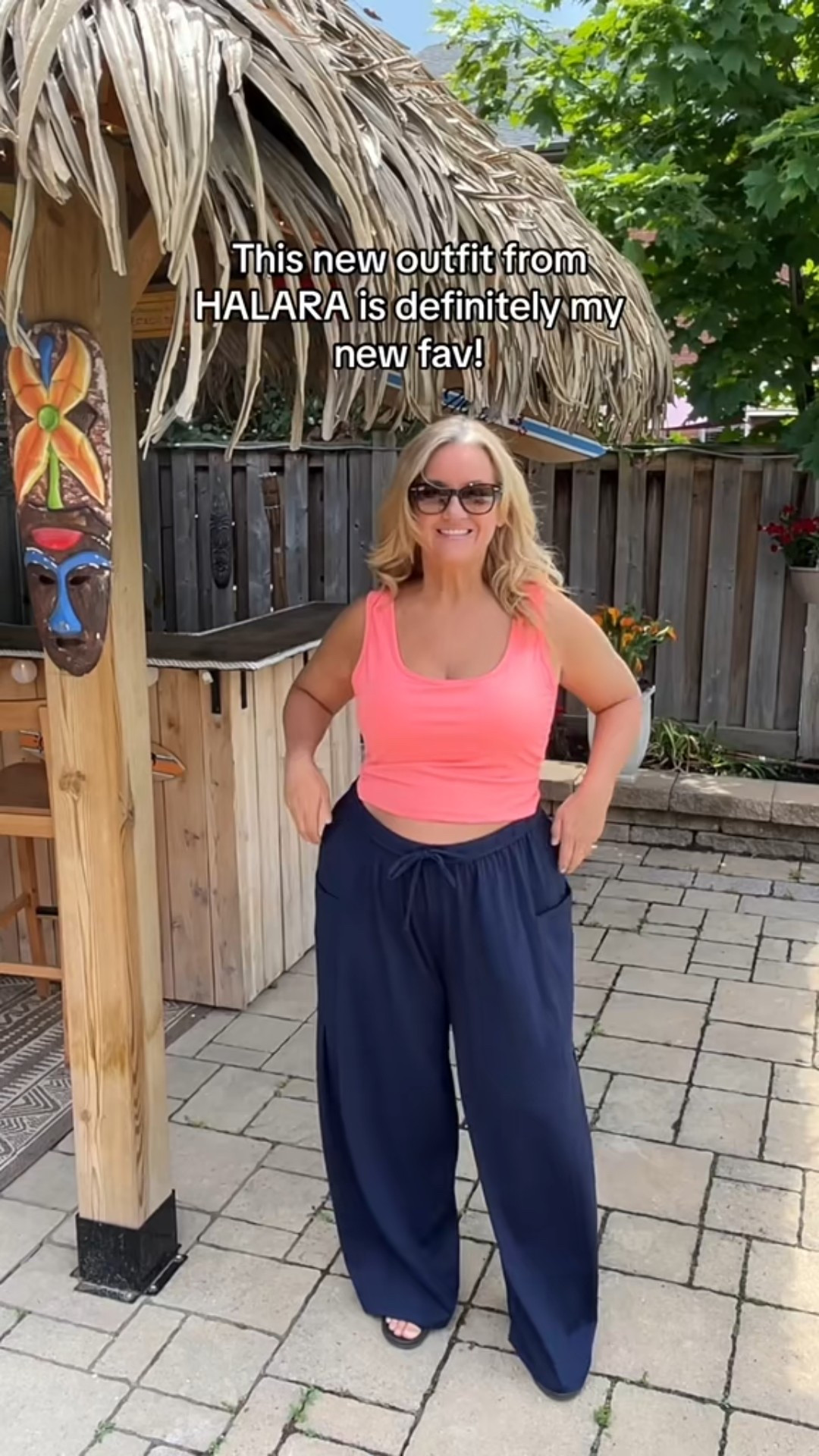 This is definitely the most comfy pair of pants from Halara. And I love the colour of this cute little top.

#LTKOver40 #LTKActive #LTKMidsize