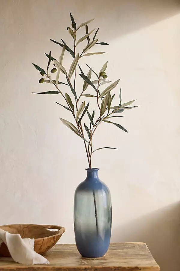 Faux Olive Branch Spray | Anthropologie (US)