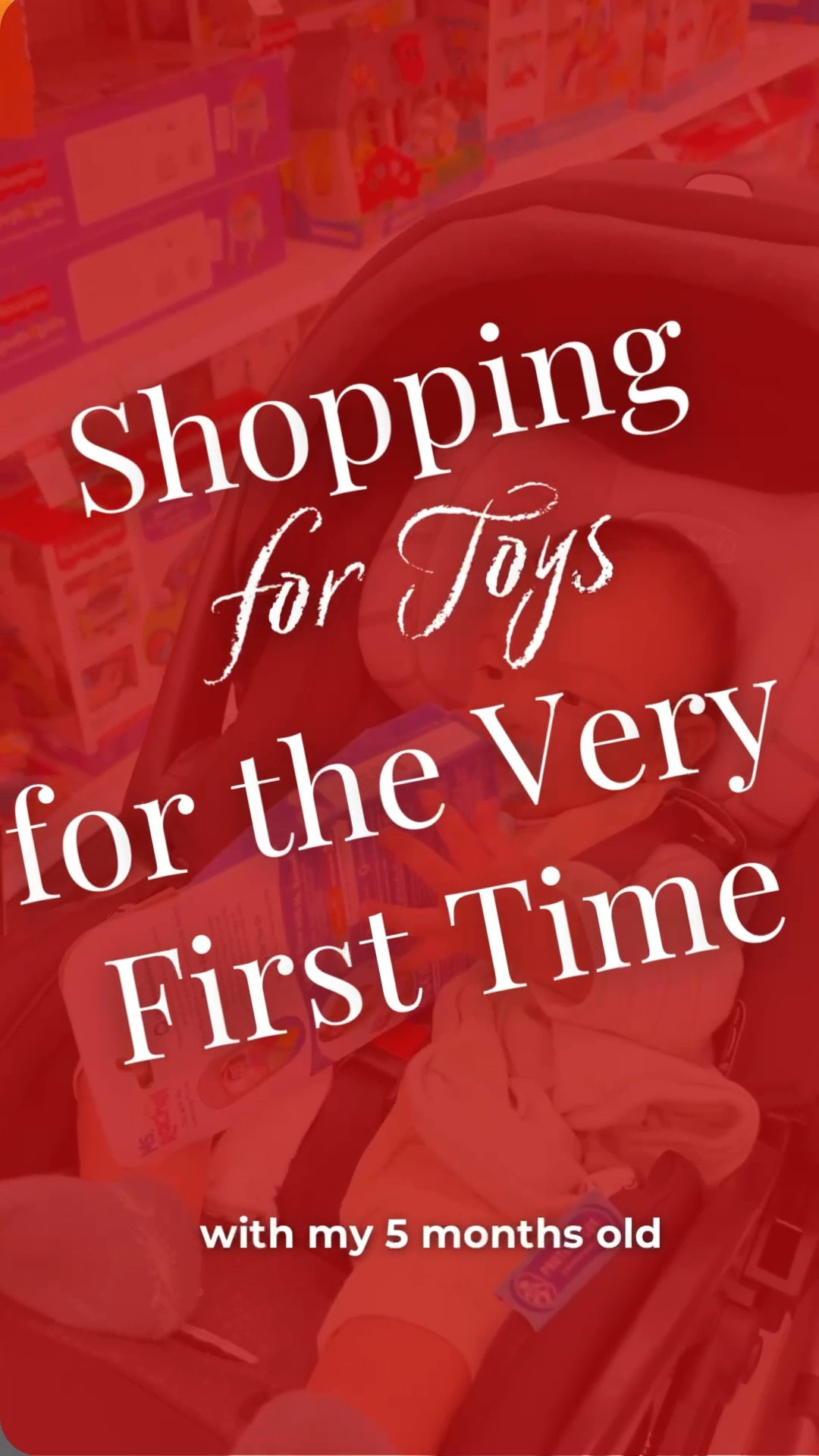 🧸🤍 Shopping for toys for the very first time… with my 5-month old.

Something about walking through Target’s toy aisle hits different when you’re no longer shopping for someone else’s baby but for your own. 🥹

From little sounds and textures to tiny moments of wonder, this was one of those quiet milestones my husband and I will never forget. Simple, sweet, and so special.

Sharing a few clips from our first toy shopping experience and linking some of the toys we picked up (and loved!).

For the moms and dads in this season: soak it all in 🤍#TargetFinds #BabyMilestones #FirstTimeMom #LTKFamily #MomLife #TargetRun 

 

#LTKGiftGuide #LTKBaby #LTKHoliday