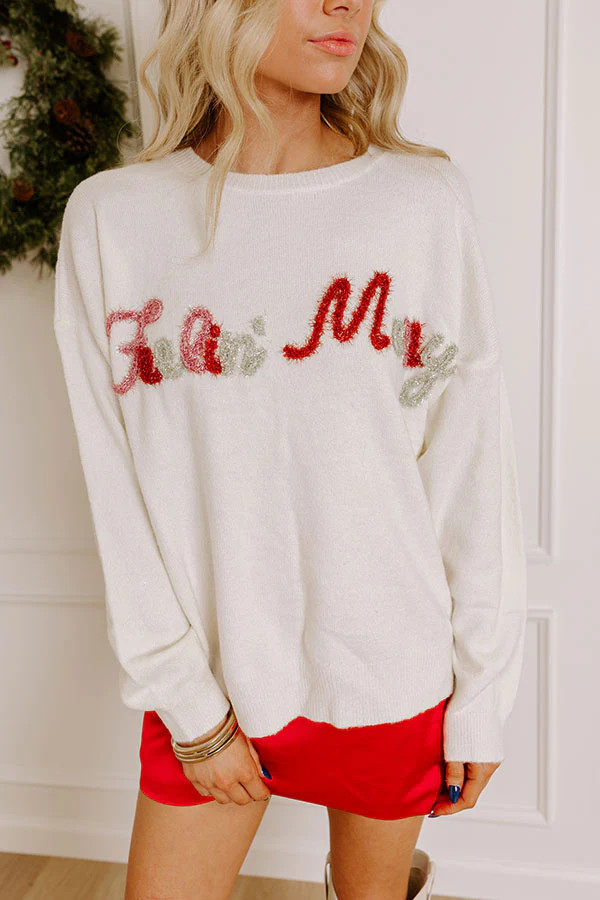 Feelin' Merry Tinsel Sweater | Impressions Online Boutique