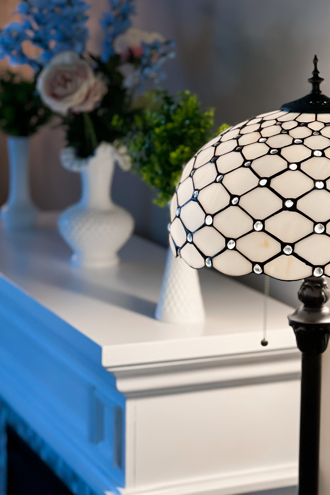 White Tiffany floor lamp - lamps - home decor - traditional decor - Amazon Home - Amazon finds 

#LTKstyletip #LTKhome