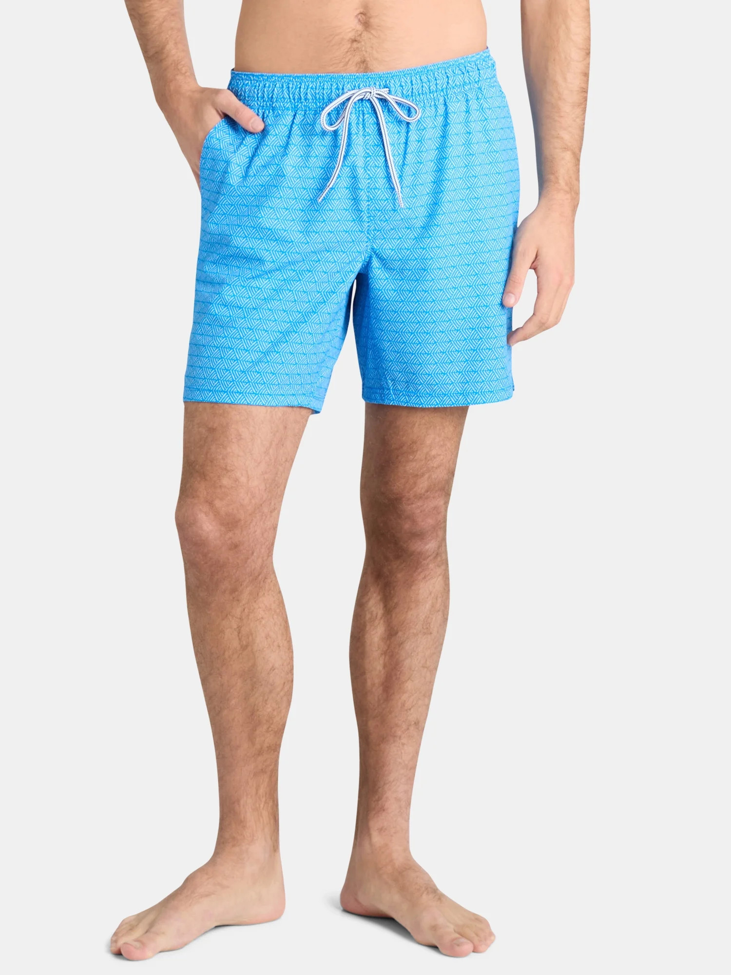 George Men's & Big Men's Compression Lined Swim Trunks, 7" Inseam, Sizes S-3XL | Walmart (US)