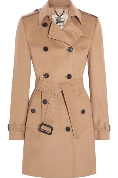 The Kensington Mid wool and cashmere-blend felt trench coat | NET-A-PORTER (US)