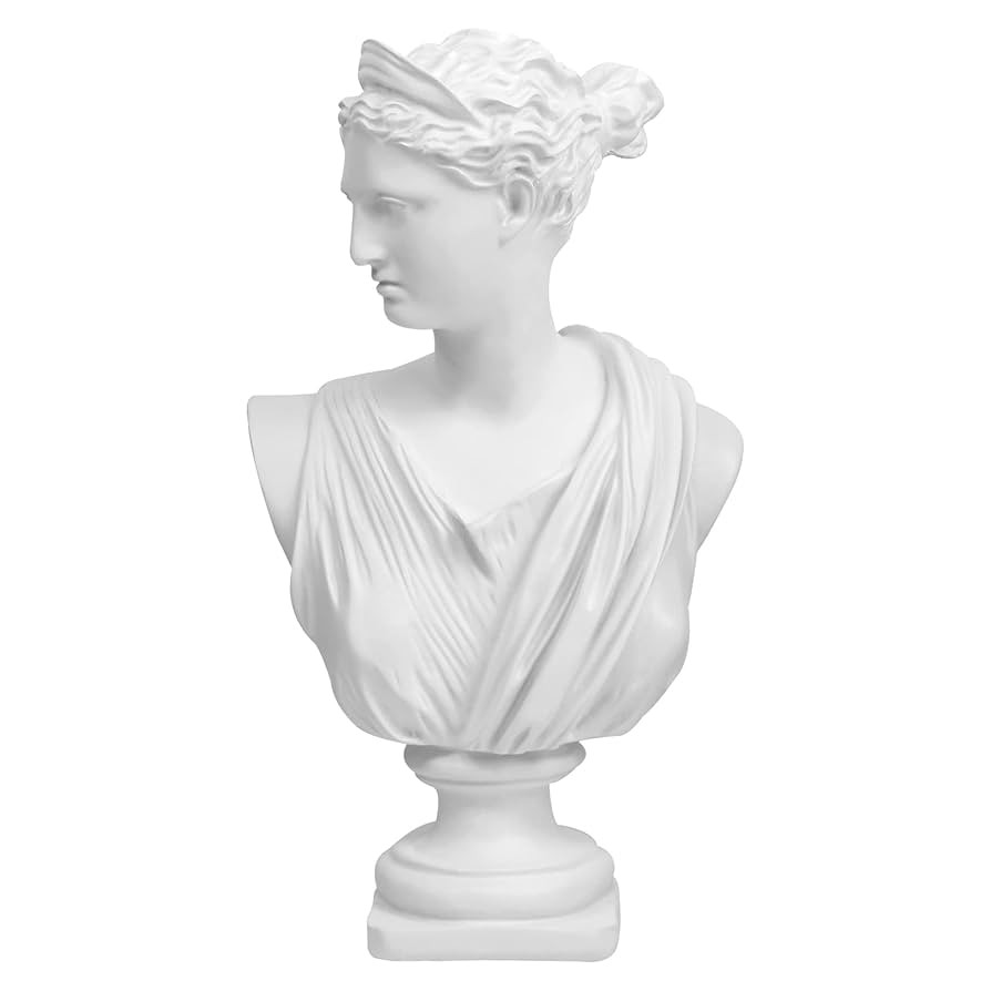 Norrclp 12.5in Greek Statue of Diana, Classic Roman Bust Greek Mythology Sculpture for Home Decor | Amazon (US)