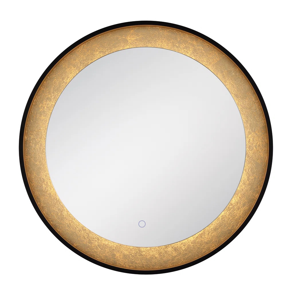Metal Round LED Mirror | Wayfair North America