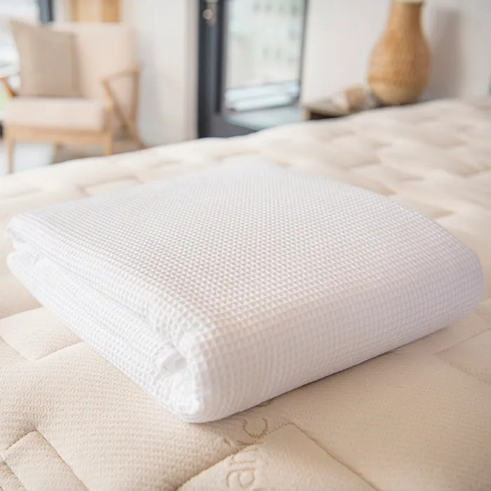 Organic Cotton Waffle Blankets | Naturepedic