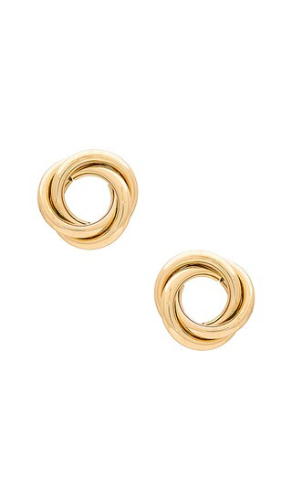 Mia Stud Earring in Gold | Revolve Clothing (Global)