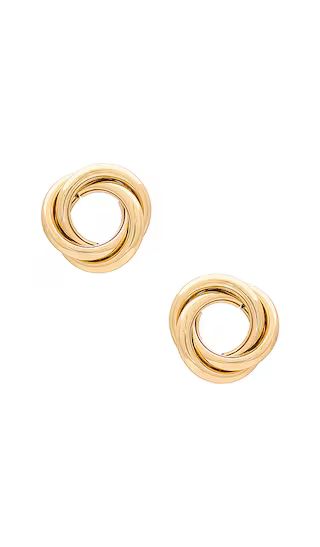 Mia Stud Earring in Gold | Revolve Clothing (Global)