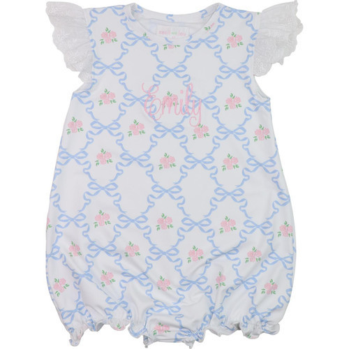 Rose And Bow Knit Bubble | Cecil and Lou