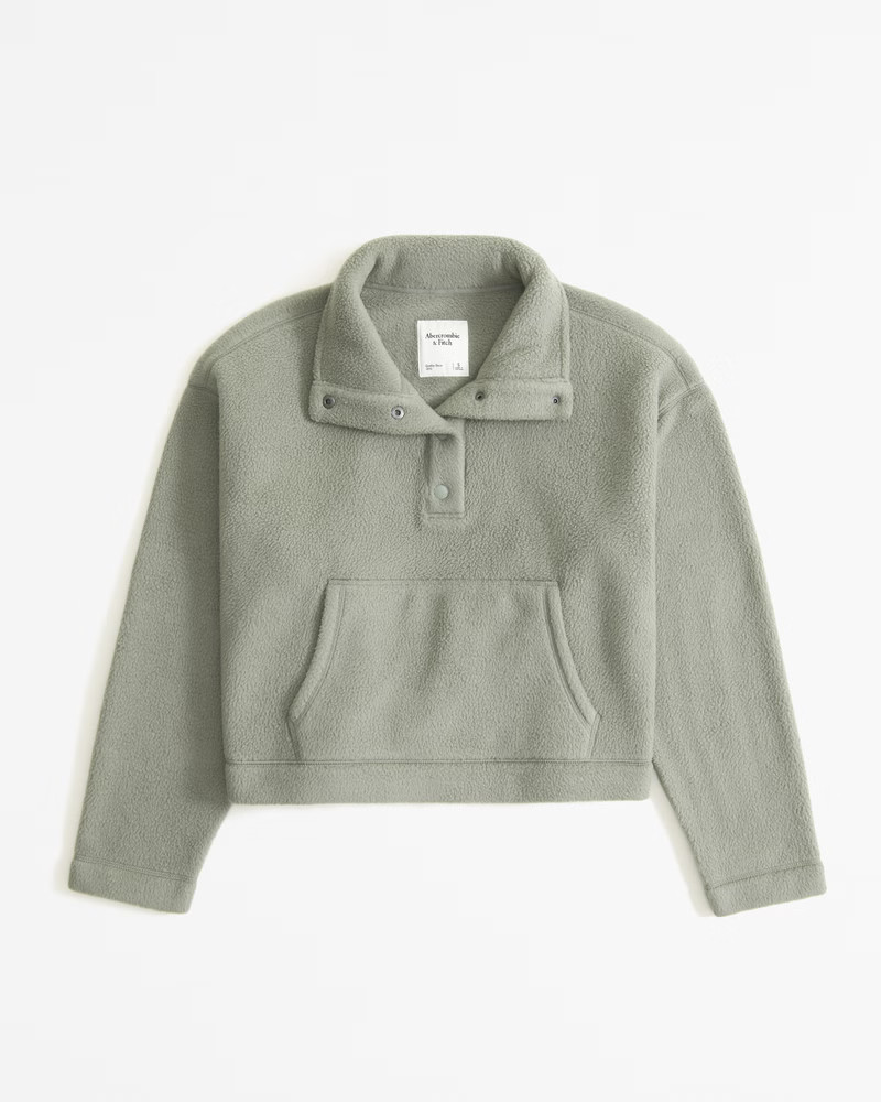 Everyday Sherpa Mini Half-Snap | Abercrombie & Fitch (US)