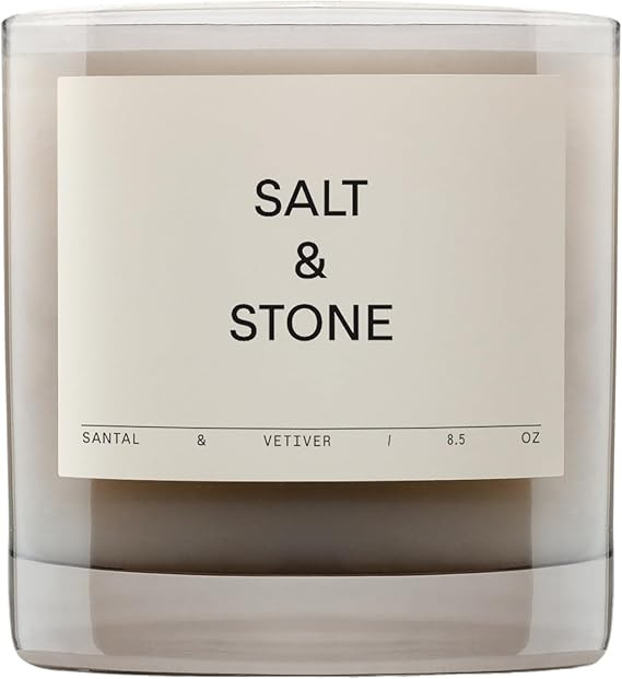 SALT & STONE Scented Candle for Women & Men | Hand-Poured, Aromatic & Fragrant | Coconut & Soy Bl... | Amazon (US)