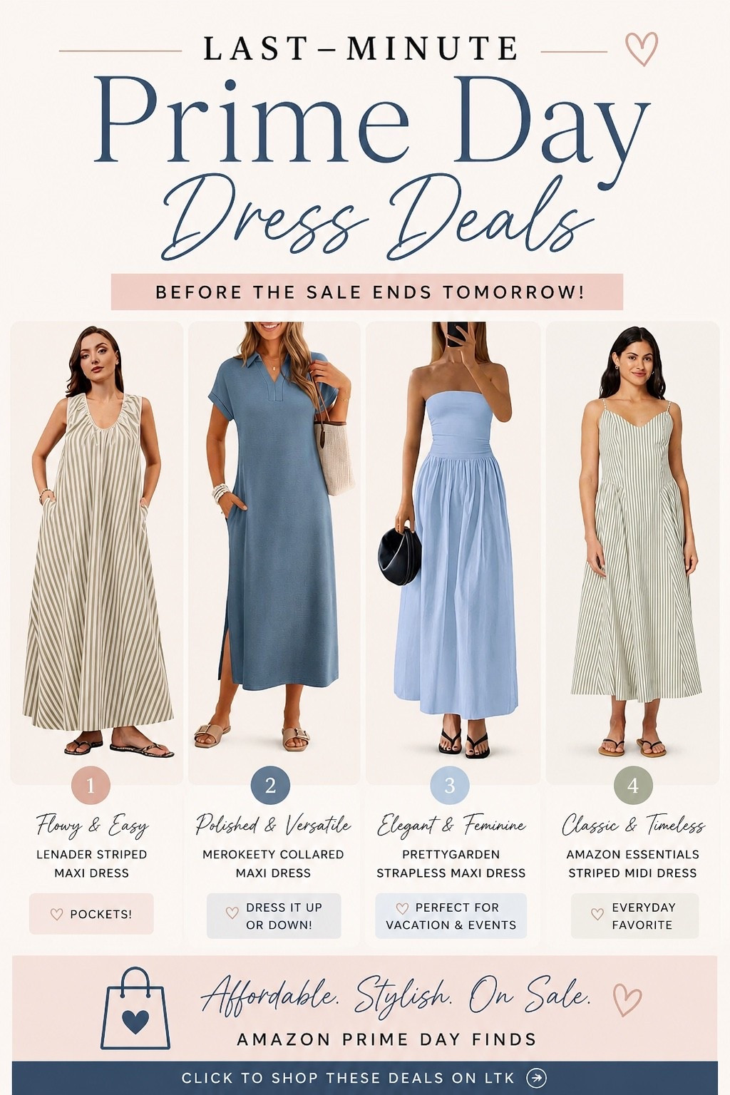 Prime Day Favorites I’m Loving 🤍

These Amazon dresses caught my eye, and they’re all on sale before Prime Day ends. Whether you’re planning a vacation, brunch, or just want an easy throw-on-and-go dress, these are definitely worth a look!

#LTKootd #LTKmomlife #LTKOver40