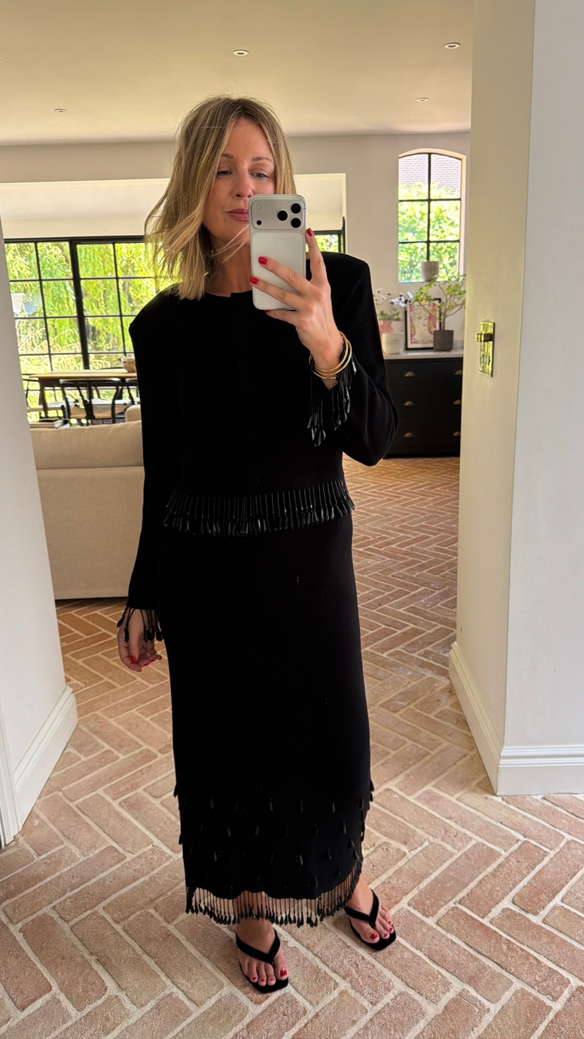 Skirt + Cardigan set