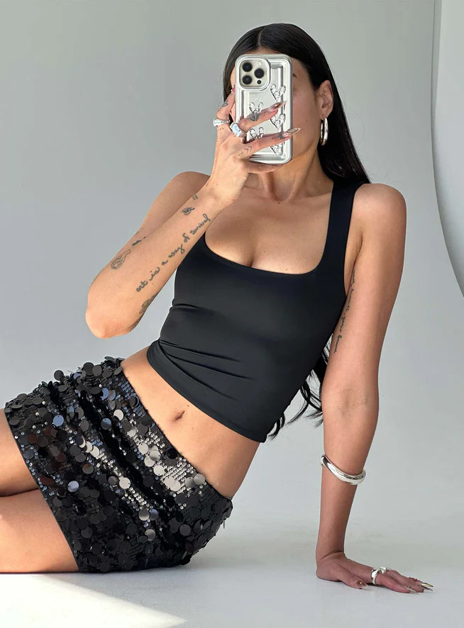 Zoe Top Black | Princess Polly US