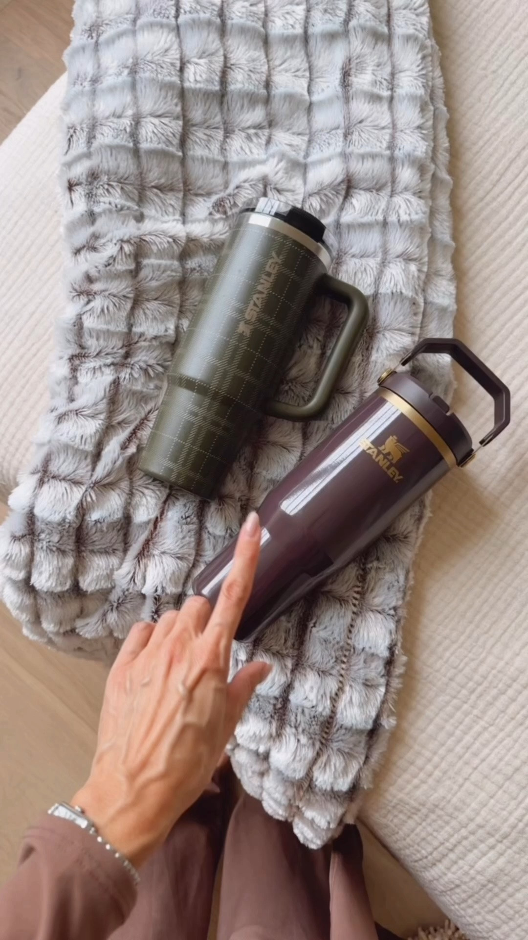 I can’t believe I got my hands on both colors! New limited @stanley_brand edition for fall! Get these before they sell out!  #stanleypartner 

On the go essentials • water bottle • coffee cup • fall haul • plaid design

#LTKSeasonal #LTKHome #LTKfitnessgoals