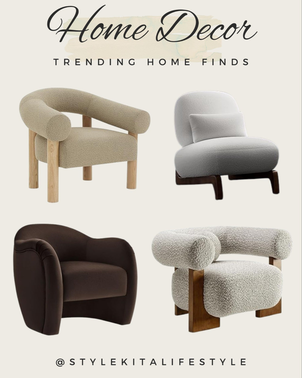 Elevate your space! Discover stunning accent chairs that add instant style & comfort to any room. Shop now!#AccentChairs #HomeDecor #InteriorDesign #ChairGoals

#LTKStyleTip #LTKSaleAlert #LTKHome