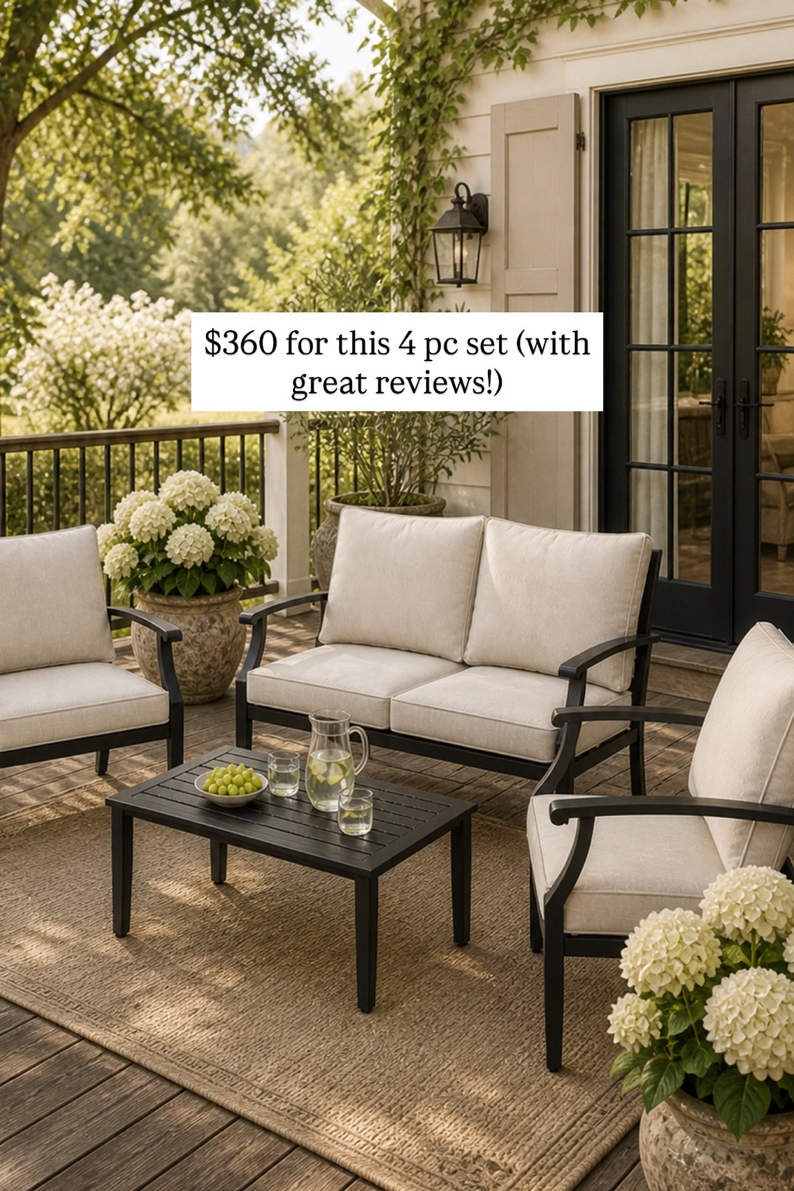 I cannot believe this is from Walmart. It’s gorgeous, comes in other colors and has great reviews. Under $400 for the set! Somebody please buy it because I’m about to!

#LTKSeasonal #LTKSaleAlert #LTKHome