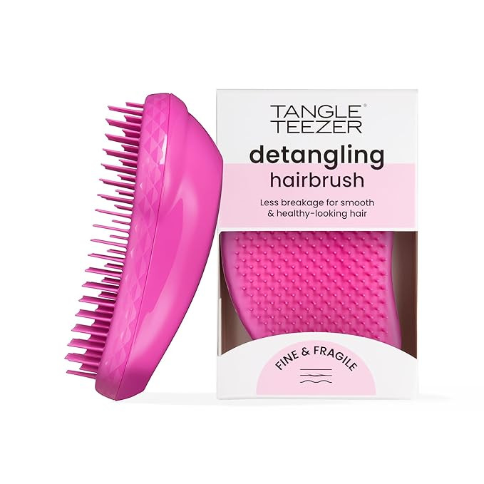Tangle Teezer Original Detangler Brush, Dry & Wet Hair Brush for Color-Treated, Fine & Fragile Ha... | Amazon (US)