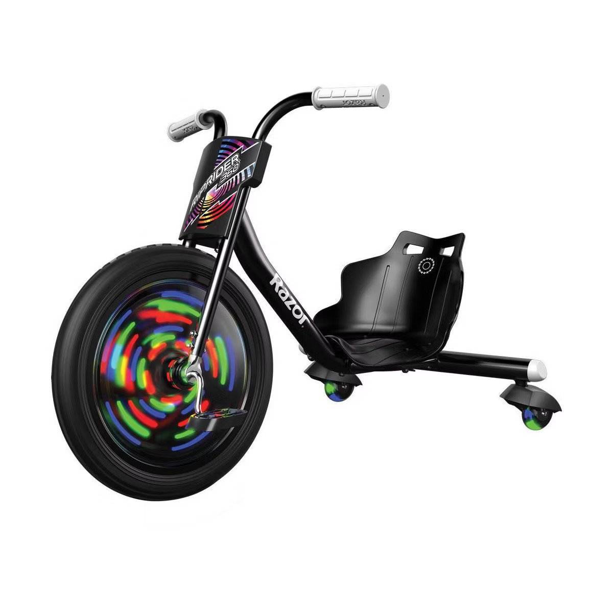 Razor Lightshow Rip Rider 16" Kids' Trike - Black: Steel Frame, 160 lb Capacity | Target