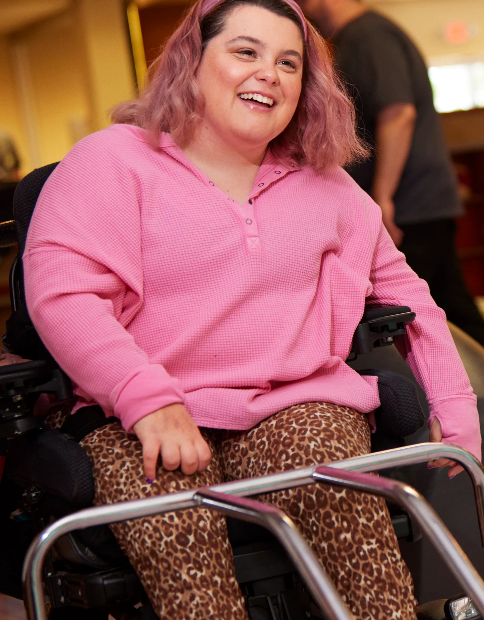 OFFLINE By Aerie Wow! Waffle Henley T-Shirt | Aerie