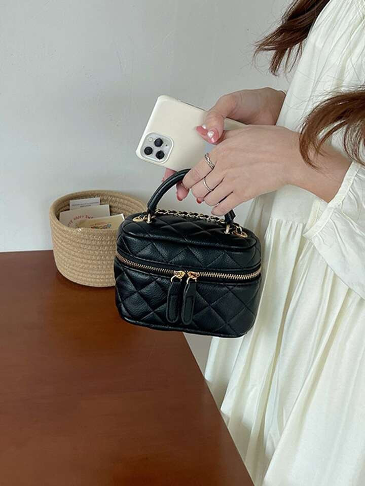 Mini Square Bag Quilted Chain Strap For Daily | SHEIN