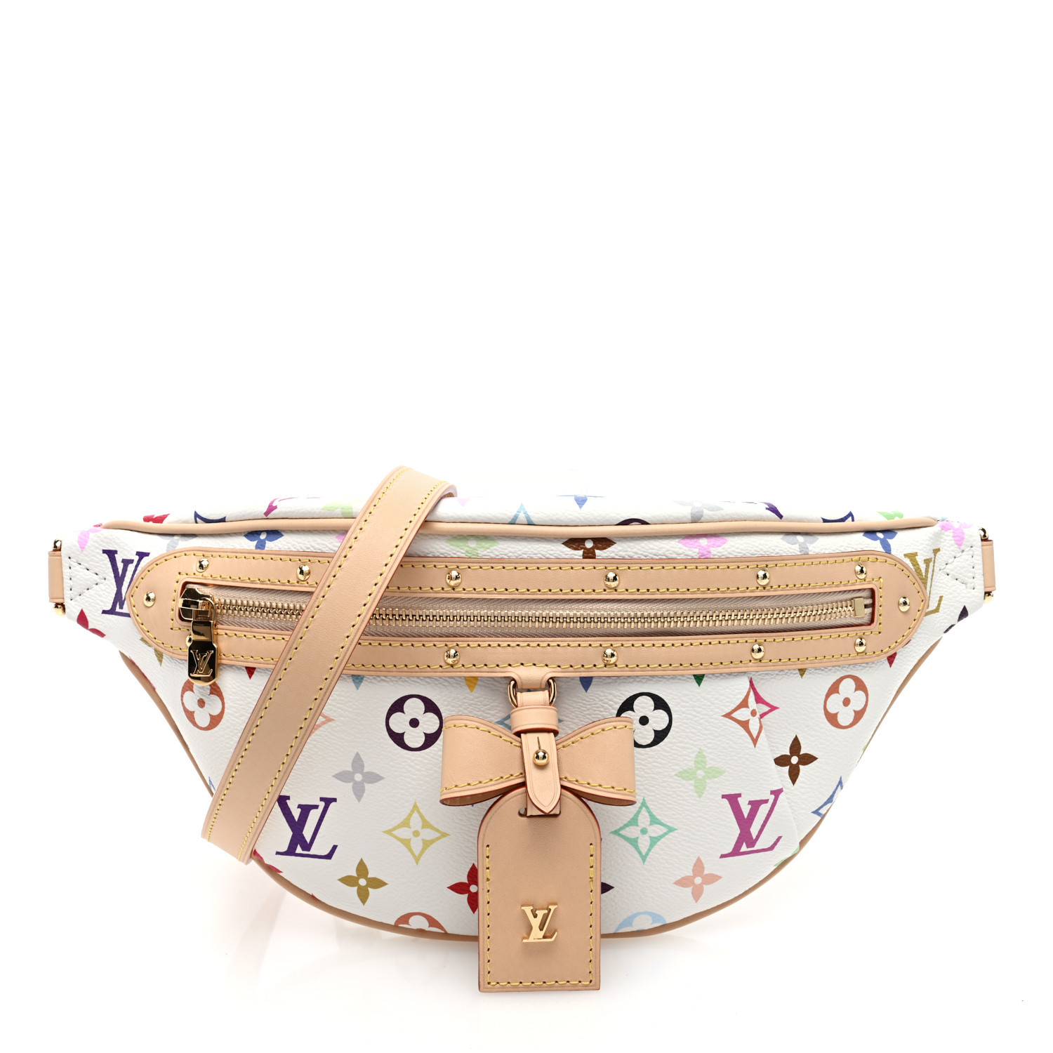 LV X TM Monogram Multicolor High Rise Bumbag White | FASHIONPHILE (US)