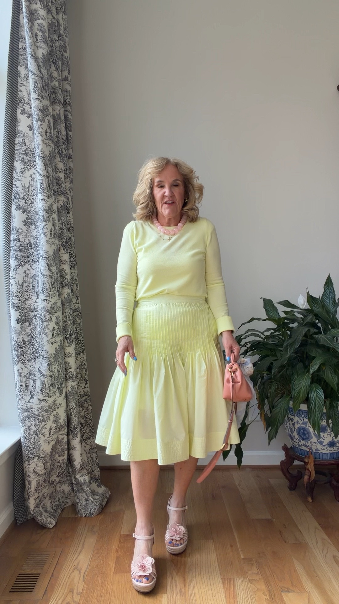 Darling sweater and skirt! Size medium 
You’ll love the price! 

Walmart fashion Easter outfit spring outfit 

#LTKspring #LTKSeasonal #LTKOver40