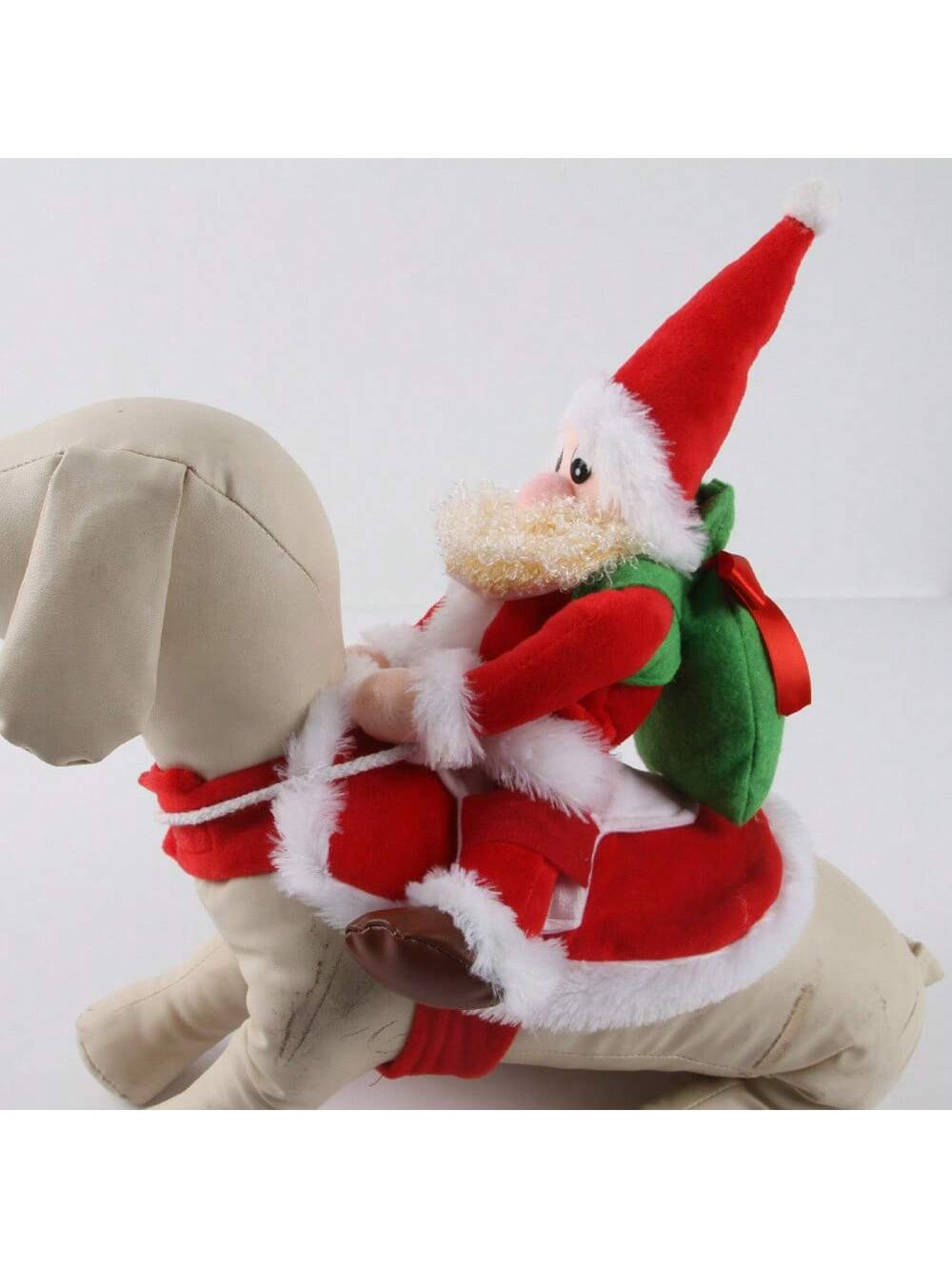 1pc Red Christmas Costume Riding Clothes Decoration Santa Claus Suit For Small/medium Dogs And Ca... | SHEIN